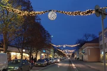 Alinenkatu ja jouluvalot