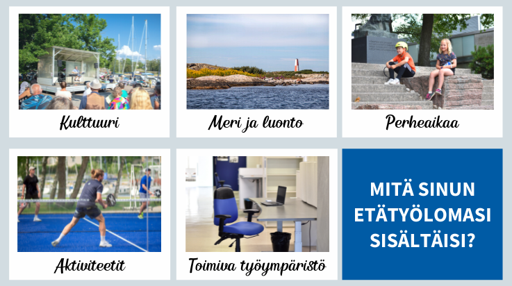 Etätyöloma banneri
