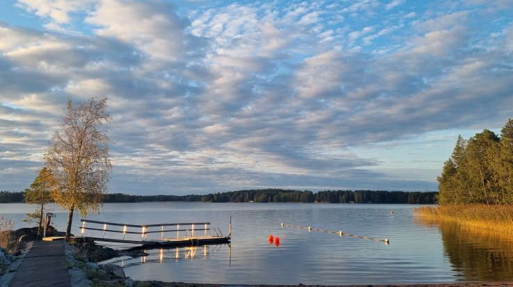 Haimion vapaasaunan laituri