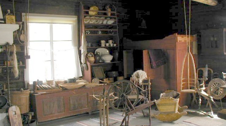 Kalannin kotiseutumuseon tupa