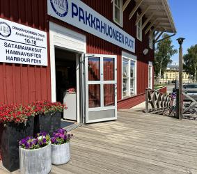 pakkahuoneen puoti