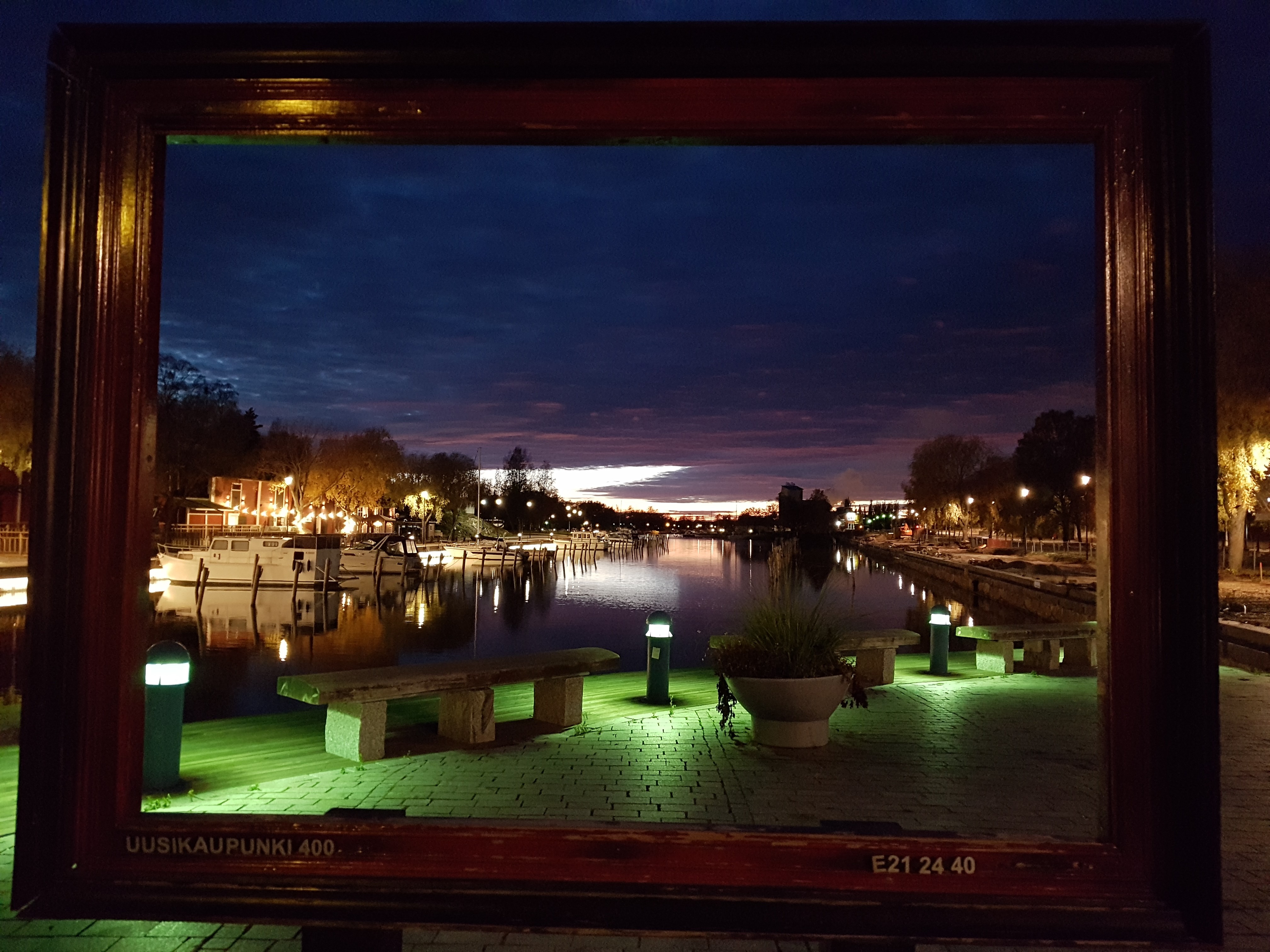 Kaupunginlahti lokakuinen ilta