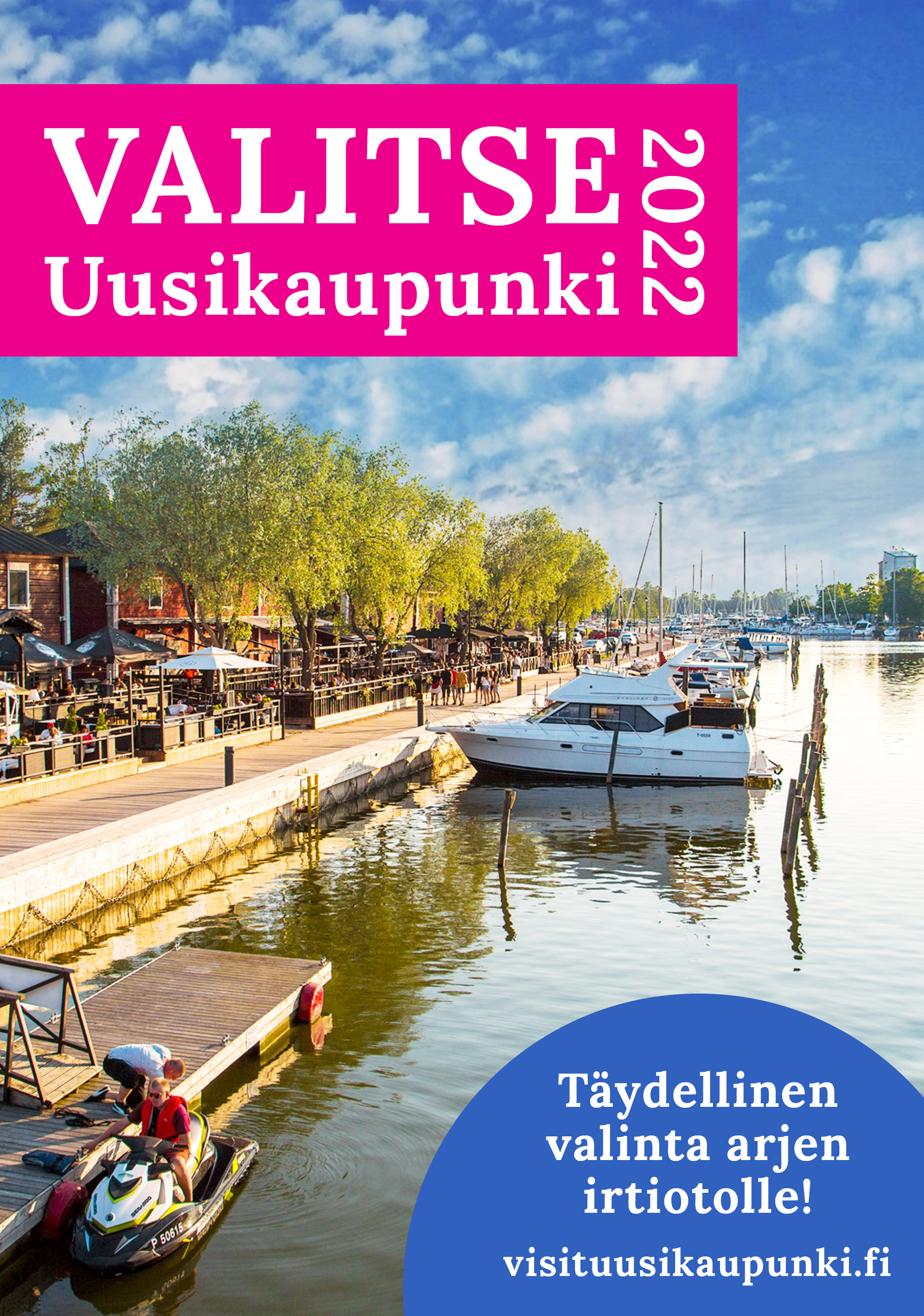 Esitteen kansikuva Kaupunginlahdelta