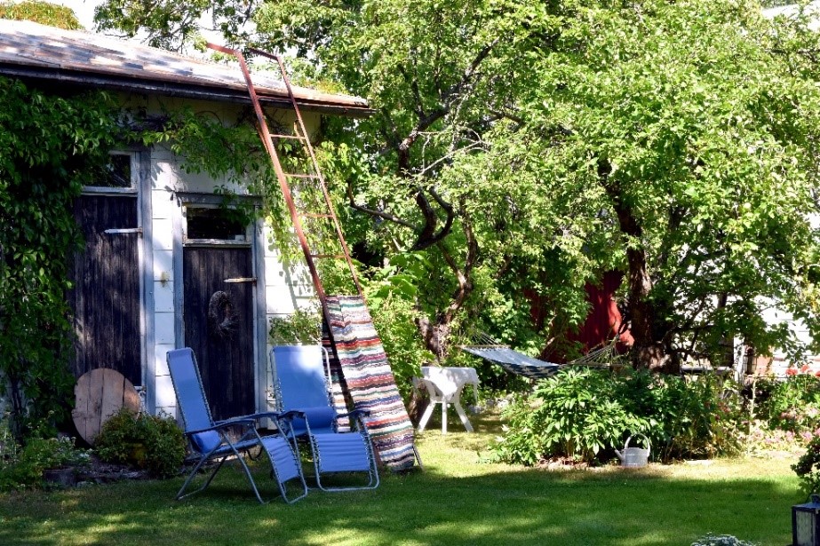 Vanha piha Uudessakaupungissa